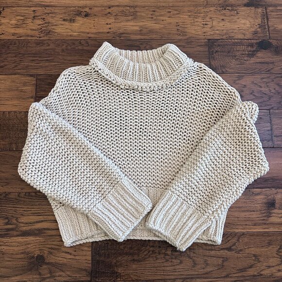 Free People My Only Sunshine Chunky Knit Sweater - Picture 2 of 4